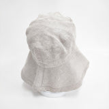 fog linen work リネン つば広 帽子 ハット ベージュ レディース フォグリネンワーク【中古】6-0130G◎