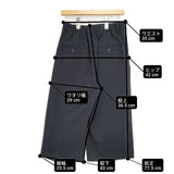 LOLOUSTIC ルスティック ウール混 ツイストクロップパンツ L019PS082 パンツ ブラック レディース【中古】6-0218G∞