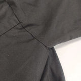 EUROPEAN CULTURE イタリア製 コットン 比翼ボタン 長袖シャツ ブラック レディース ヨーロピアンカルチャー【中古】6-0218M∞
