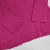 ATON KRAGYW0901 クルーネック カシミヤ サイズ4 セーター ニット ピンク レディース エイトン【中古】5-1214T∞