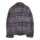 45R/45rpm 藍ツイードジャケット 定価99000円 ウールコットン ジャケット ブルー マルチ レディース フォーティーファイブアールピーエム【中古】5-1214T∞