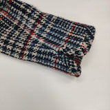 45R/45rpm 藍ツイードジャケット 定価99000円 ウールコットン ジャケット ブルー マルチ レディース フォーティーファイブアールピーエム【中古】5-1214T∞