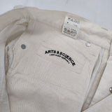 ARTS&SCIENCE コットン ホワイトデニム サイズ30 011-00352-012 デニムパンツ オフホワイト キナリ レディース アーツ&サイエンス【中古】6-0223G∞