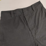 MHL. LIGHTWEIGHT COTTON NYLON TROUSERS 定価29700円 595-4140505 パンツ 24SS チャコールグレー レディース エムエイチエル【中古】6-0129G∞