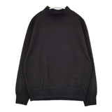MHL. 595-1269512 SOFT WOOL JERSEY 定価24200円 ニットソー ウールコットン セーター ニット 21AW ブラック レディース エムエイチエル【中古】5-1214T∞