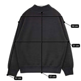 MHL. 595-1269512 SOFT WOOL JERSEY 定価24200円 ニットソー ウールコットン セーター ニット 21AW ブラック レディース エムエイチエル【中古】5-1214T∞