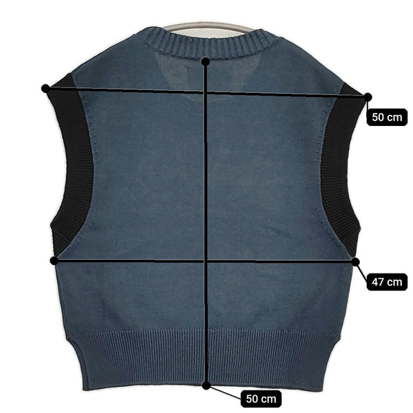 MHL. COATED DRY COTTON サイズ2 定価24970円 コットンニット ベスト