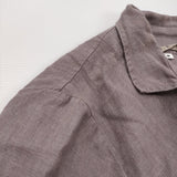 fog linen work リネンショップコート サイズM コート パープル レディース フォグリネンワーク【中古】6-0303M♪