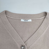 snidel ショート丈 カーディガン ピンクベージュ IVR レディース スナイデル【中古】5-1214T∞