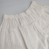 ヤンマ産業/YAMMA コットン 会津木綿 ロングスカート ベージュ キナリ レディース ヤンマ産業【中古】6-0218M∞