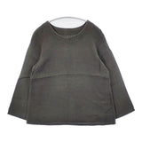 ヤンマ産業/YAMMA 麻 リネン プルオーバー ブラウス シャツ グレー レディース ヤンマ産業【中古】6-0218M∞