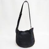 ISABEL MARANT oskan hobo soft ショルダーバッグ スタッズ ショルダーバッグ ブラック レディース イザベルマラン【中古】5-1128G◎