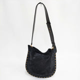 ISABEL MARANT oskan hobo soft ショルダーバッグ スタッズ ショルダーバッグ ブラック レディース イザベルマラン【中古】5-1128G◎