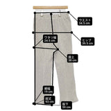 BEAMS BOY ヘビーサーマルイージーパンツ 13-24-0954-101 コットン パンツ グレー レディース ビームスボーイ【中古】6-0411M∞