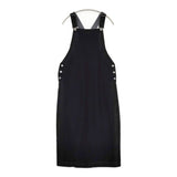 UNITED ARROWS ベルベットサロペットスカート サイズ38 定価35970円 サロペット 25AW ブラック レディース ユナイテッドアローズ【中古】5-1118T♪