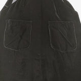 UNITED ARROWS ベルベットサロペットスカート サイズ38 定価35970円 サロペット 25AW ブラック レディース ユナイテッドアローズ【中古】5-1118T♪