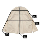 RNA URCH RNA スプリングフレンチワークジャケット 定価16500円 J-2093 ジャケット アイボリー レディース アールエヌエー【中古】6-0411M∞