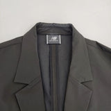 NEW BALANCE MET24 Women's Single Jacket 定価23100円 AWJ55000 テーラードジャケット チャコールグレー レディース ニューバランス【中古】6-0218M∞