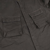 45R/45rpm 薄バックサテンの908ニームシャツ 定価45100円 長袖シャツ 25SS ネイビー レディース フォーティーファイブアールピーエム【中古】6-0129M∞