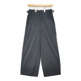 MACPHEE ナチュラルスラブストレッチ セミワイドパンツ 定価19800円 12045204402 パンツ 25SS チャコールグレー レディース マカフィー【中古】6-0408M∞