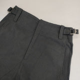 MACPHEE ナチュラルスラブストレッチ セミワイドパンツ 定価19800円 12045204402 パンツ 25SS チャコールグレー レディース マカフィー【中古】6-0408M∞