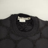 COMME des GARCONS ポルカドットセーター S GJ-N001 ウール モヘヤ混 セーター ニット AD2022 ブラック レディース コムデギャルソン【中古】5-1206T♪