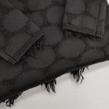 COMME des GARCONS ポルカドットセーター S GJ-N001 ウール モヘヤ混 セーター ニット AD2022 ブラック レディース コムデギャルソン【中古】5-1206T♪