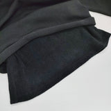 COMME des GARCONS バックオープン パイル レイヤードニット GH-N004 サイズS セーター AD2021 ブラック レディース コムデギャルソン【中古】5-1206T♪