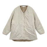 niko and... リバーシブルブルゾン ボア ナイロン 267305 サイズM 中綿 ブルゾン ベージュ レディース ニコアンド【中古】5-1206T♪