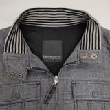 HYSTERICS 千鳥格子 ブルゾン スウィングトップ ジャケット グレー ブラック レディース ヒステリックス【中古】5-1206T♪