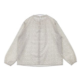 a day in the life UNITED ARROWS 総柄 シアー プルオーバー ブラウス シャツ ベージュ レディース アデイインザライフ【中古】6-0411M∞