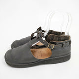 AURORA SHOES Tストラップ ウェストインディアン ウェストインディアン 7.5C シューズ・靴 ブラック レディース オーロラシューズ【中古】6-0208G◎