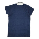 45R/45rpm インディゴ ロゴ 半袖Ｔシャツ カットソー ネイビー レディース フォーティーファイブアールピーエム【中古】6-0610S∞