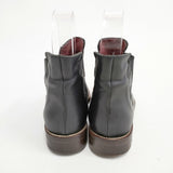 HENRY CUIR パズル サイドゴア サイズ35 ブーツ ブラック レディース アンリークイール【中古】6-0208G◎