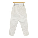 Plantation PL91FF139 日本製 コットン 製品染め ストレッチ パンツ ホワイト レディース プランテーション【中古】6-0301M∞
