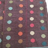 ANTIPAST ドット ボーダー マフラー ストール パープル 多色 レディース アンティパスト【中古】5-1206T◎