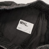 MHL. 595-4132550 コットン ロングスカート 24SS チャコールグレー レディース エムエイチエル【中古】6-0301M∞