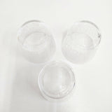 miffy 未使用品 蕎麦ちょこ 切子模様/市松ミッフィー/七宝ミッフィー 3点セット 食器 クリア レディース ミッフィー【中古】6-0204G◎