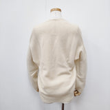 Pal'las Palace ウールカシミヤ Vネック サイズ3 ニット アイボリー レディース パラスパレス【中古】5-1211T◎