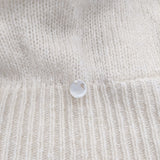 Pal'las Palace ウールカシミヤ Vネック サイズ3 ニット アイボリー レディース パラスパレス【中古】5-1211T◎