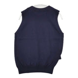 Pal'las Palace 十日 TKPO-2151C アシンメトリー ノースリーブニット ベスト ネイビー レディース パラスパレス【中古】5-1228T∞