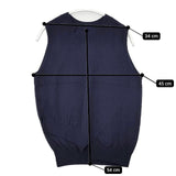 Pal'las Palace 十日 TKPO-2151C アシンメトリー ノースリーブニット ベスト ネイビー レディース パラスパレス【中古】5-1228T∞