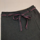 Pal'las Palace ウール ベルト付き スカート グリーン レディース パラスパレス【中古】5-1228T∞