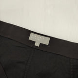 MARGARET HOWELL 578-3132001 WASHED COTTON SATIN ウォッシュドコットンサテン ロングスカート 23SS ブラック レディース マーガレットハウエル【中古】6-0301M∞