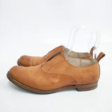 ARTS&SCIENCE Laceless balmoral レザーレースレス シューズ 25cm シューズ・靴 キャメル レディース アーツ&サイエンス【中古】5-1225G◎