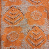 mina perhonen kyla 花柄 モヘヤ アルパカ カシミヤ サイズ38 カーディガン オレンジ レディース ミナペルホネン【中古】5-1211T◎