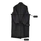 SI-HIRAI スタンドカラー ウール モヘヤシャギー ハイネック CHAW19-4023LG サイズ38 コート ブラック レディース スーヒライ【中古】5-1214A♪