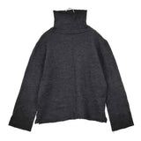 45R/45rpm ウール タートルネック サイズ2 セーター ニット チャコールグレー レディース フォーティーファイブアールピーエム【中古】5-1206T♪