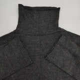 45R/45rpm ウール タートルネック サイズ2 セーター ニット チャコールグレー レディース フォーティーファイブアールピーエム【中古】5-1206T♪