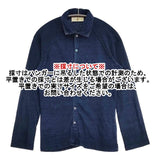 45R/45rpm インディゴ スナップボタン 長袖シャツ ネイビー レディース フォーティーファイブアールピーエム【中古】6-0301M∞